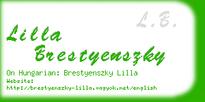 lilla brestyenszky business card